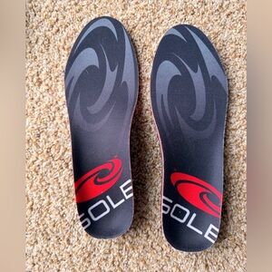 SOLE Black & Red Performance Moldable Insoles